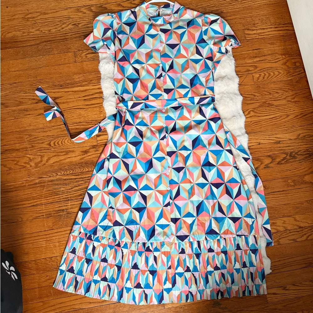 Geometric Multicolor Dress